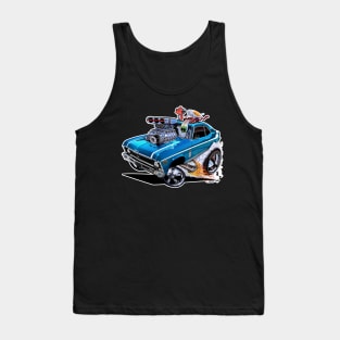 SUPER Nova 1970 Nova blue muscle car Tank Top